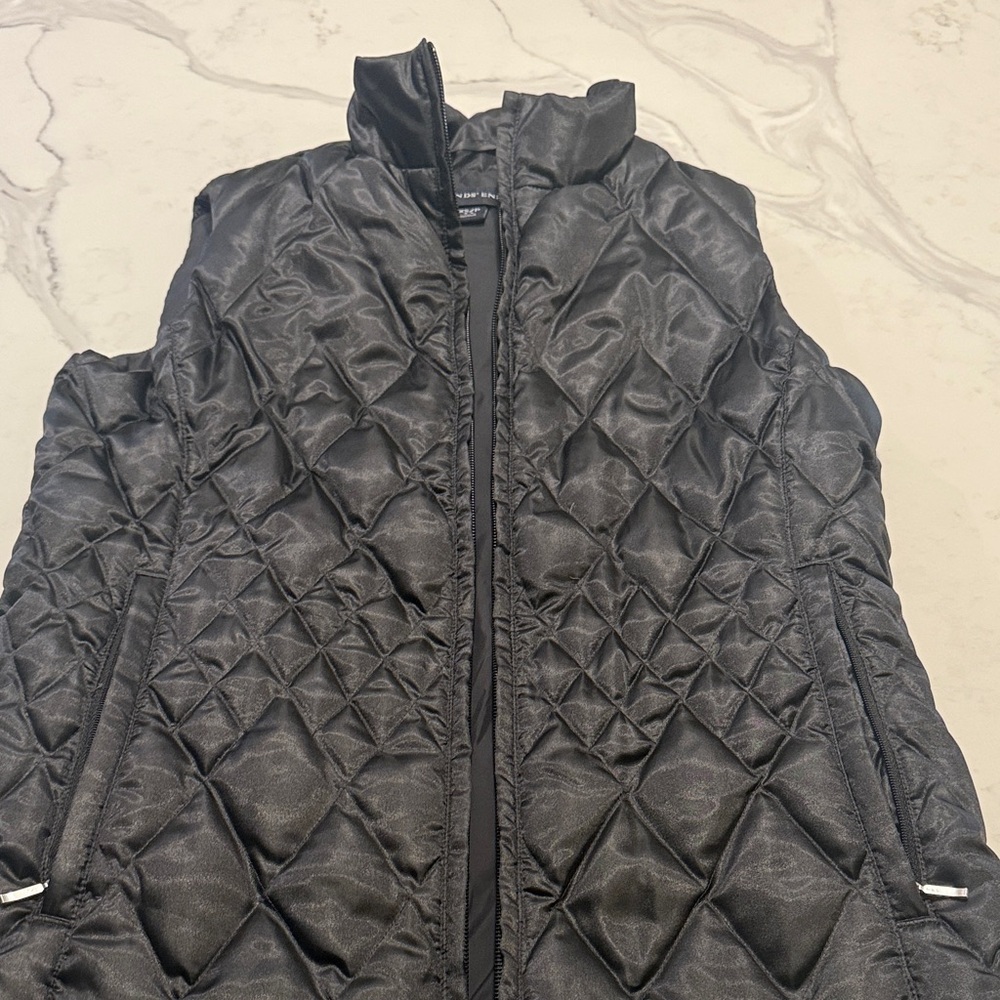 Lands’ End: Black Quilted Women's Jacket